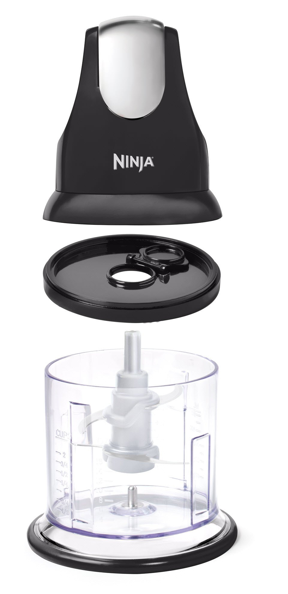 Ninja NJ100C, Express Chop For Chopping, Mincing, and Pureeing, Black, 200W (Canadian Version) 16oz