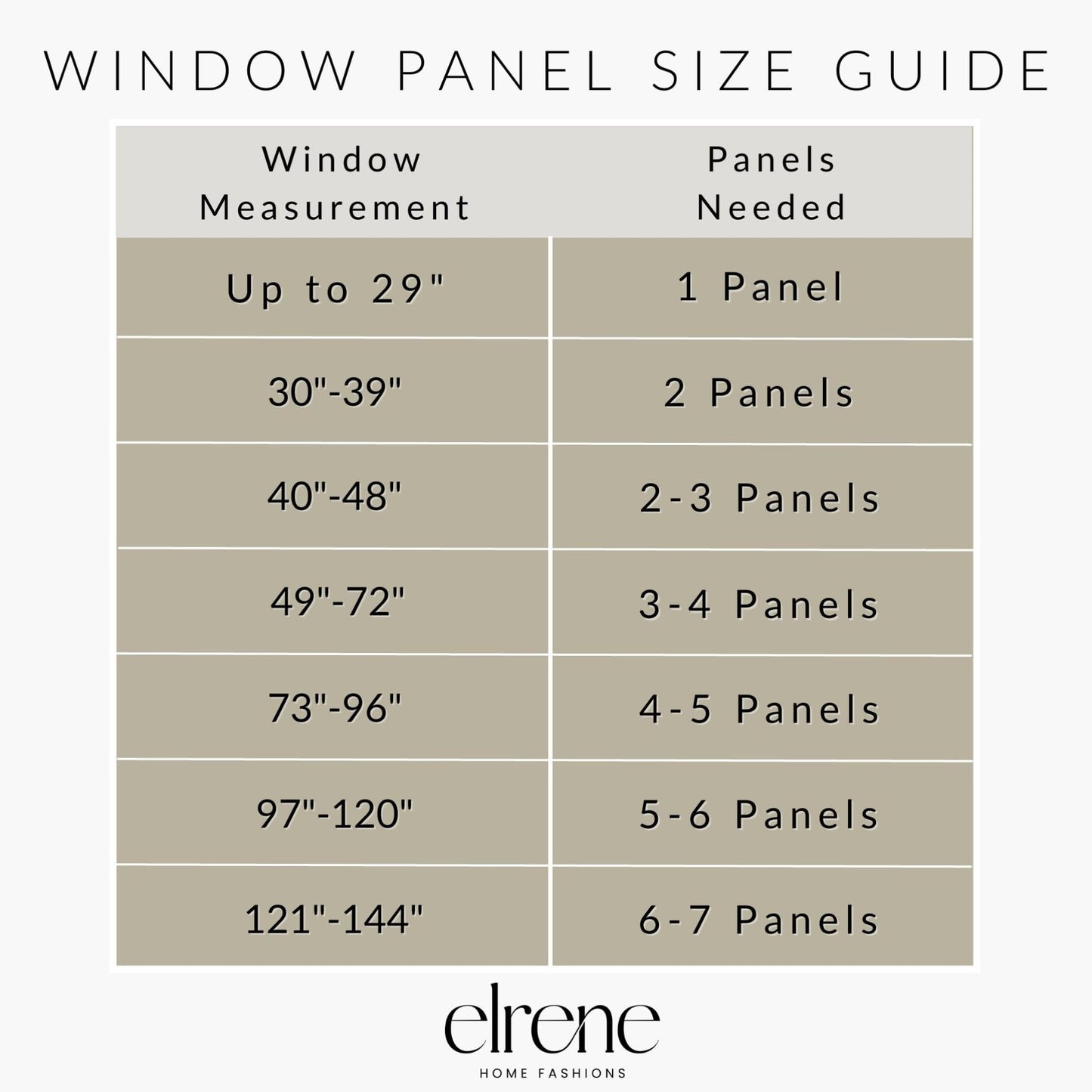 Elrene Home Fashions Brighton Windowpane Plaid Blackout Window Curtain, Living Room and Bedroom Drape with Rod Pocket Tabs, 52" x 84", Linen, 1 Panel