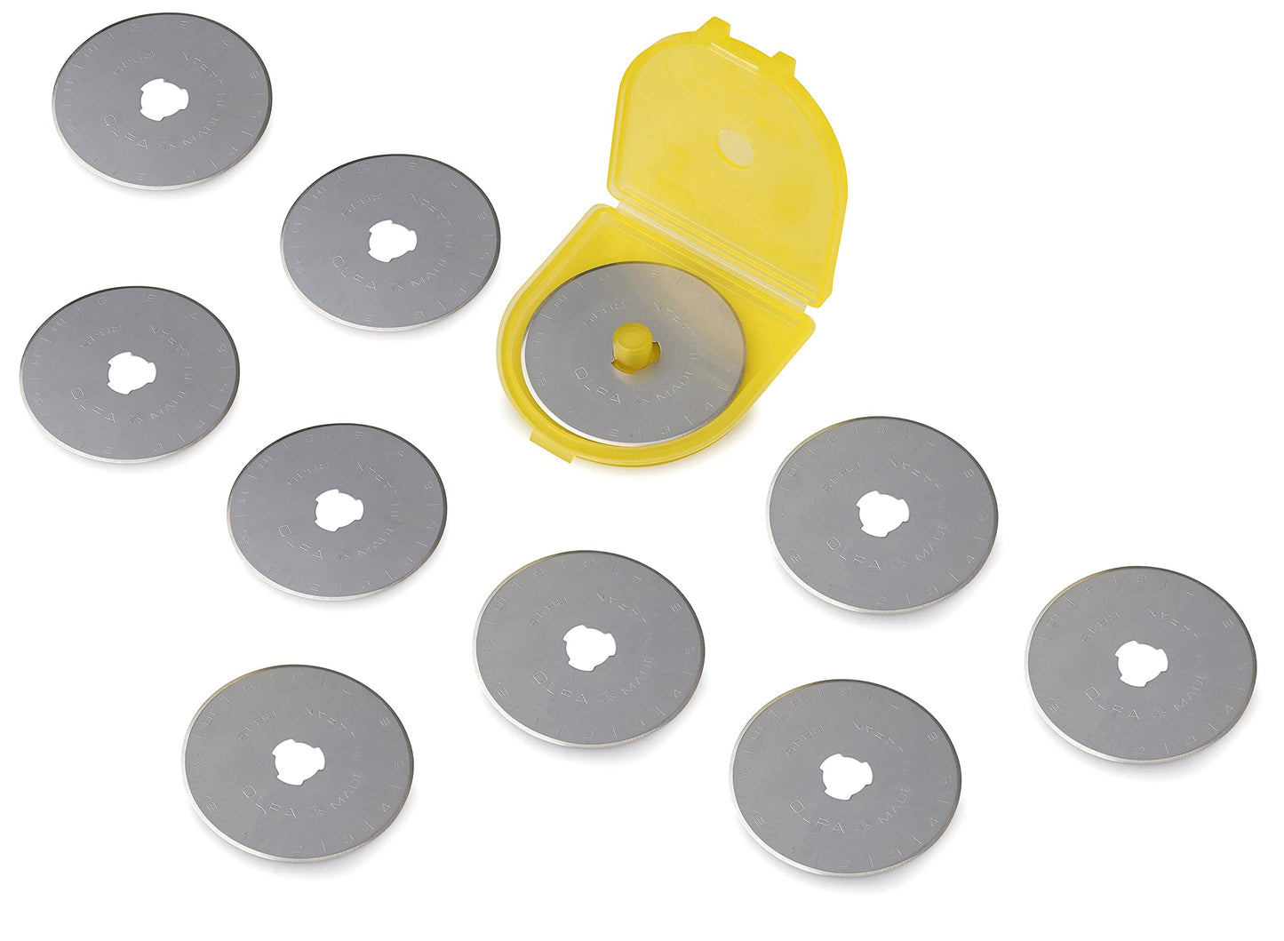 Olfa 9453 RB45-10 45mm Rotary Blade, 10-Pack