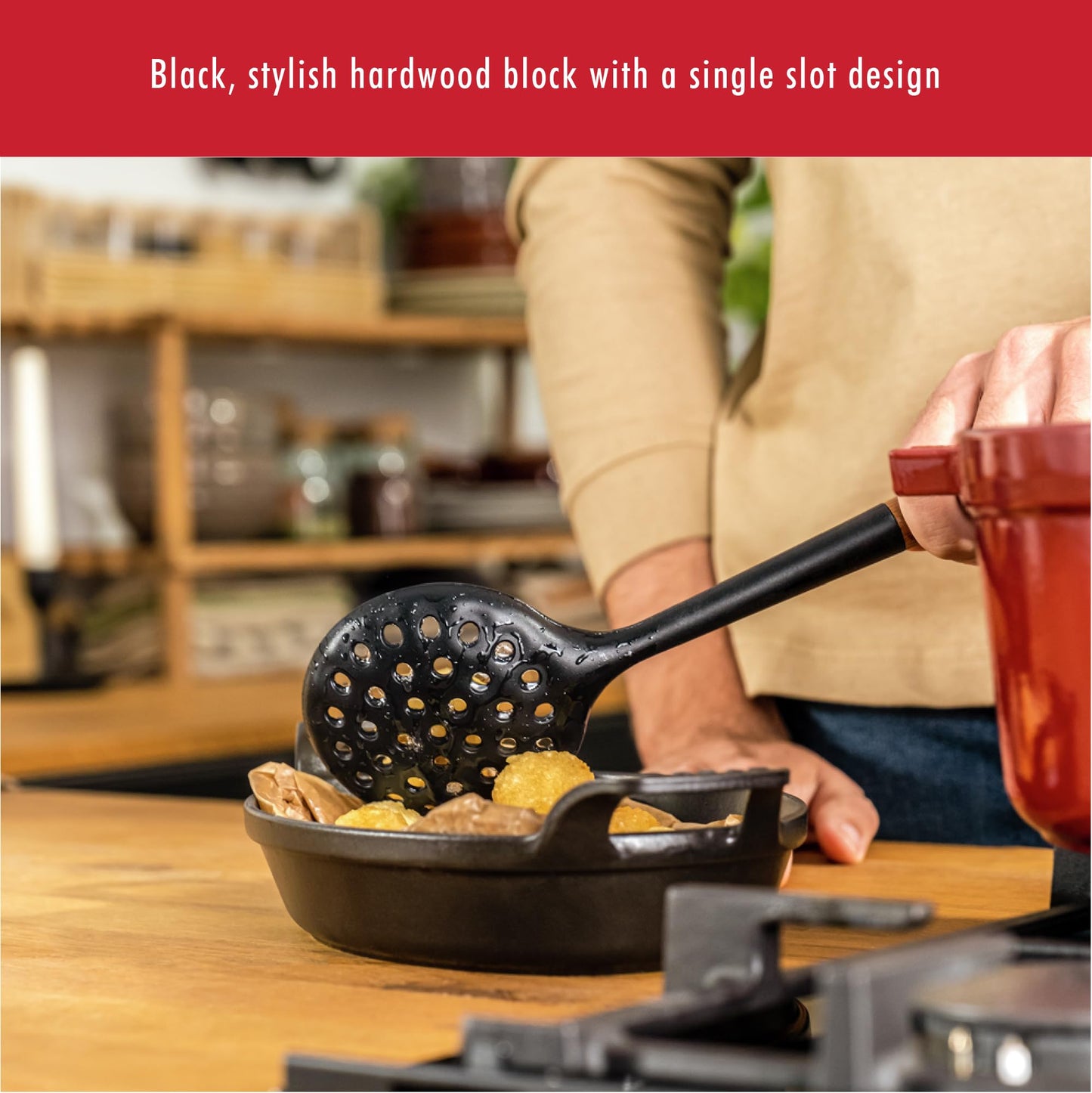 STAUB 40503-120 Matte Black 10 Piece Utensil Set