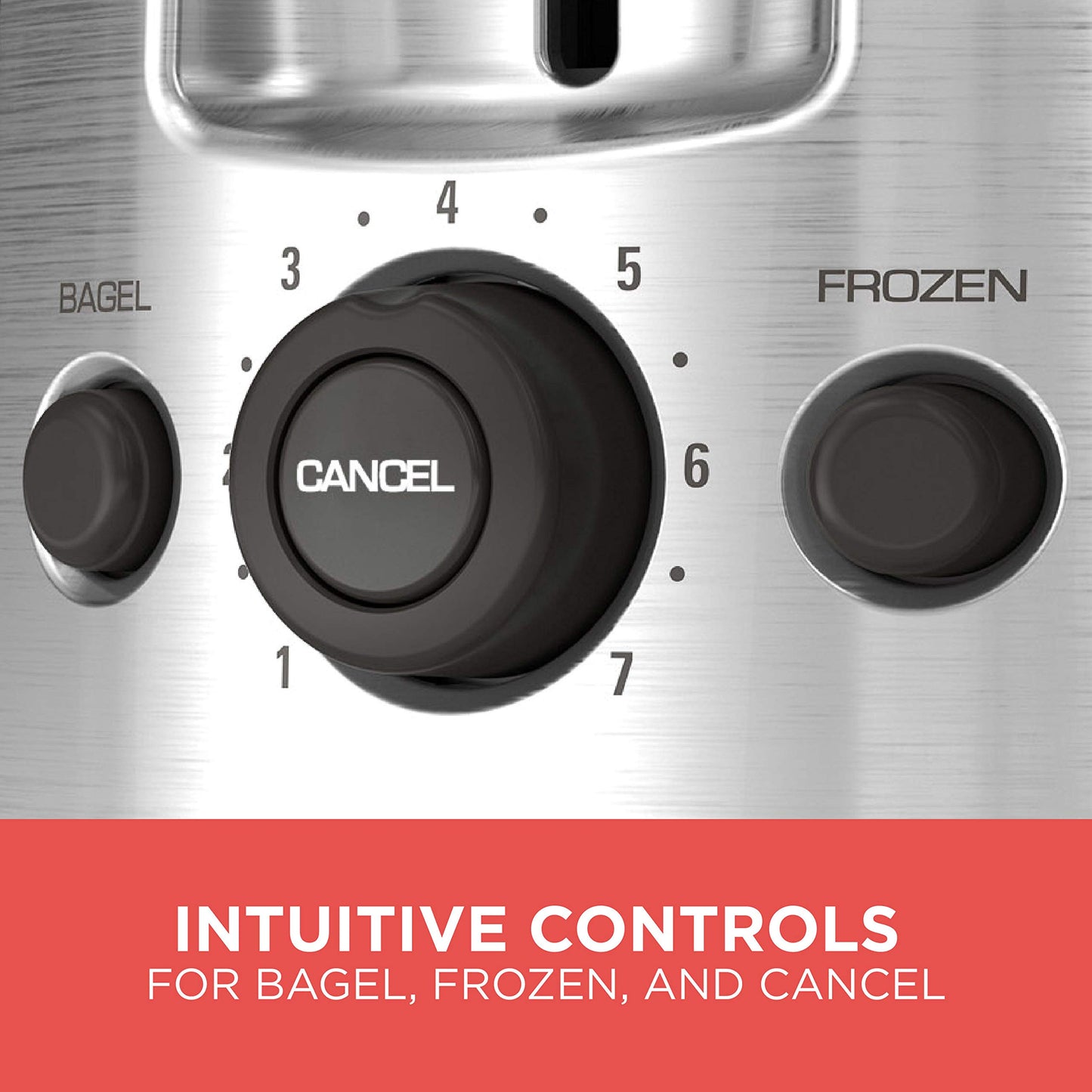 BLACK+DECKER 2-Slice Toaster, Extra-Wide Slots, Classic Oval, Black & Stainless Steel, TR1278B