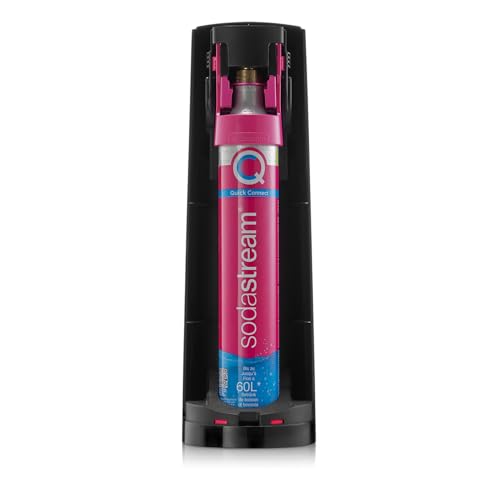 SodaStream - Terra Soda Streaming Machine - STARTER KIT - Sparkling Water Maker with CO2 & Bubly Drop - Eco-Friendly, No Batteries Needed - Black