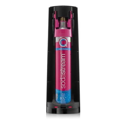 SodaStream - Terra Soda Streaming Machine - STARTER KIT - Sparkling Water Maker with CO2 & Bubly Drop - Eco-Friendly, No Batteries Needed - Black