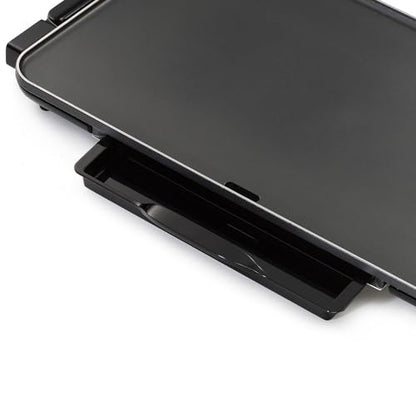 Presto 07072 22-Inch Extra Large Griddle, 22"x 13", Low Profile Design, Ceramic Nonstick, Black
