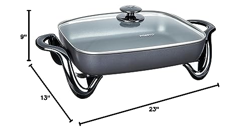 Presto 06852 16-Inch Electric Skillet with Glass Cover