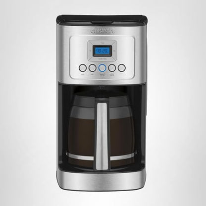 Cuisinart 14-Cup Coffee Maker, Programmable PerfecTemp Glass Carafe Coffee Machine with 1-4 Cup Setting, Brew Strength Control and Pause, Stainless Steel, DCC-3200NAS