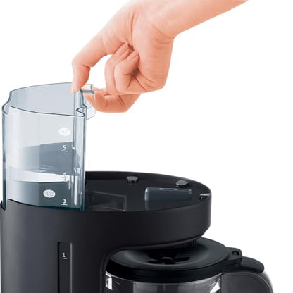 Zojirushi EC-DAC50BA ZUTTO Coffee Maker 5 Cups, Black, PFAS-free