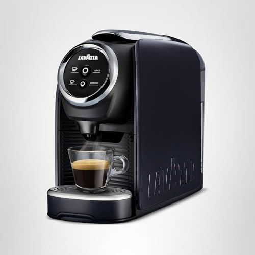 Lavazza BLUE Classy Mini Single Serve Espresso Coffee Machine LB 300, 5.3" x 13" x 10.2" 2 Coffee selections: simple touch controls, 1 programmable free dose and 1 pre-set
