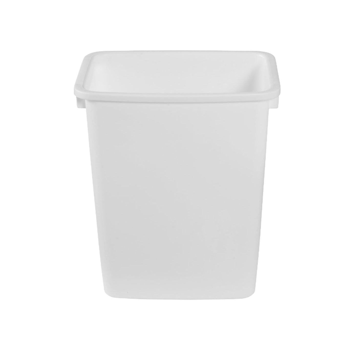 Rubbermaid 3 Pack Traditional Open Top Waste Basket Indoor Trash Bin Container for Bathrooms, Kitchens, and Home Office, 21 Quart, White