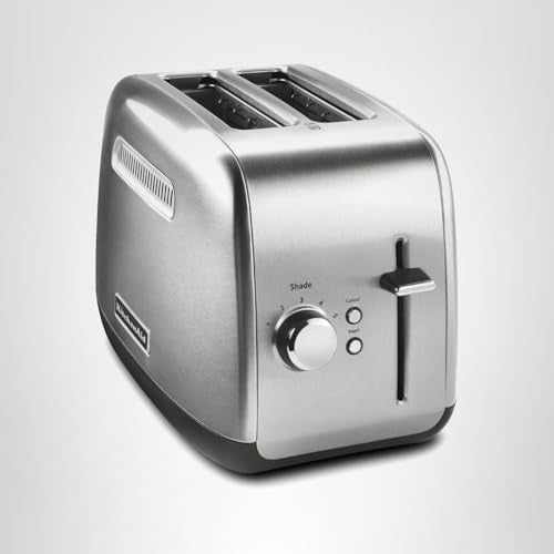 KitchenAid 2 Slice Manual Lift Toaster - KMT2115SX, Stainless Steel