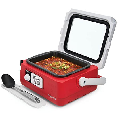 Presto Nomad Traveling Slow Cooker, Red, 6-Quart ( Pack of 1)