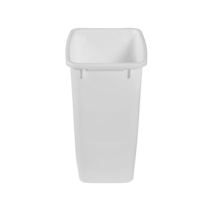 Rubbermaid 3 Pack Traditional Open Top Waste Basket Indoor Trash Bin Container for Bathrooms, Kitchens, and Home Office, 21 Quart, White
