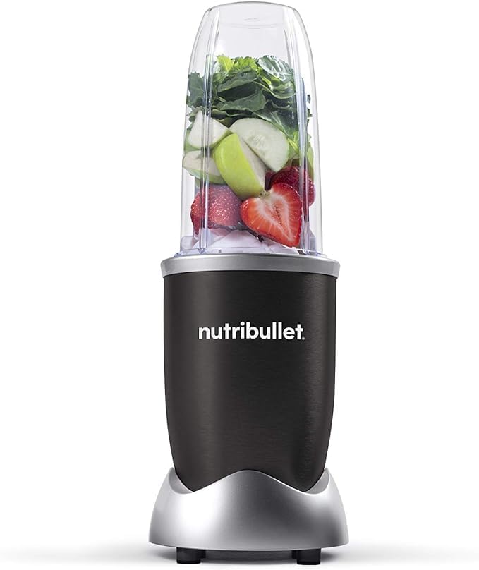 NutriBullet Pro 900W Single-Serve Blender Exclusive Bundle (Black Stainless)
