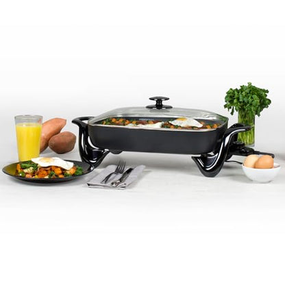 Presto 06852 16-Inch Electric Skillet with Glass Cover