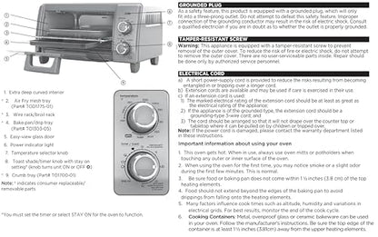 BLACK+DECKER Crisp 'N Bake Air Fry Countertop Convection Toaster Oven, Medium Capacity, 4-Slice, 5-in-1, Fits 9” Pizza, 30-Min Timer, Bake, Broil, Air Fry, Toast, Keep Warm, Stainless Steel