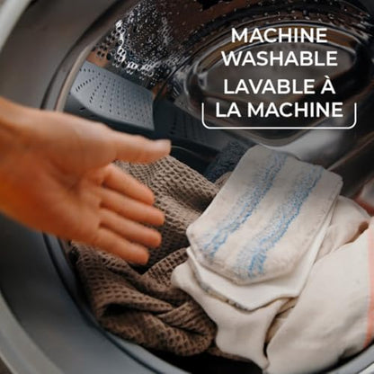 Vileda H2prO Flat Mop & Bucket Set, Clean/Dirty Water Separation, Reusable Microfiber Head, Safe on All Floors