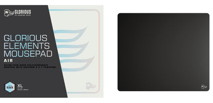 Glorious Elements Air - X-Large Hard and Ultra Thin Polycarbonate Flexible Surface Mousepad 15"X17" (Helios) (GLO-MP-ELEM-AIR)