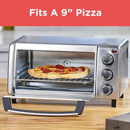 BLACK+DECKER TO1313SBD Toaster Oven, 15.47 Inch, Silver
