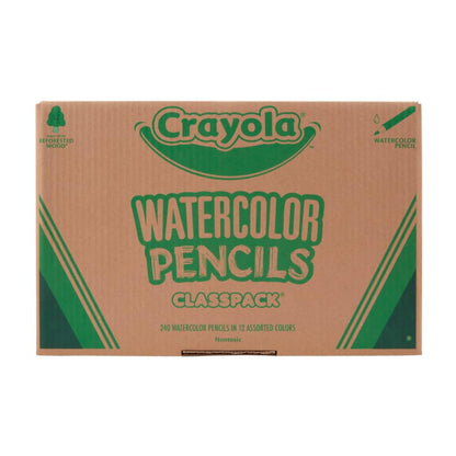 Crayola Watercolour Pencils Classpack, 240 Count