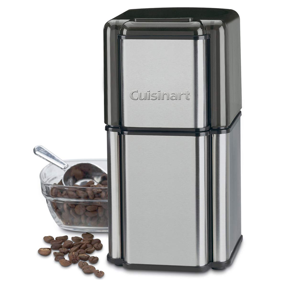 Cuisinart Grind Central Coffee Grinder, Holds up to 90g of Beans, Stainless Steel Blades, Silver (DCG-12BCEC)