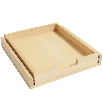 Gsskny Pull Out Cabinet Organizer, 17''W×21''D Sliding Drawers for Cabinets, Soft Close Slide Out Wooden Pull out Drawers, Base Cabinet Organization for Kitchen, Pantry, Bathroom