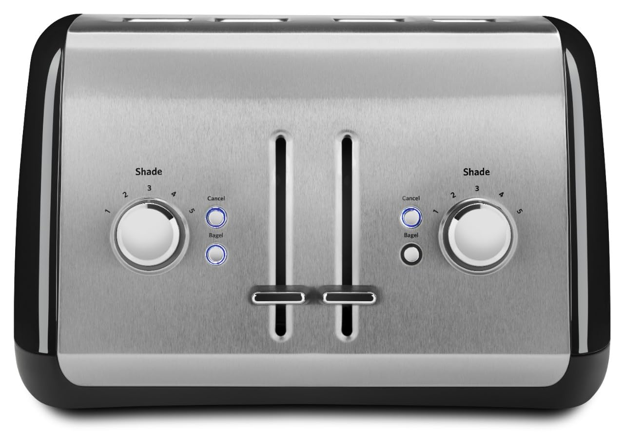KitchenAid 4 Slice Manual Lift Toaster KMT4115OB, Onyx Black