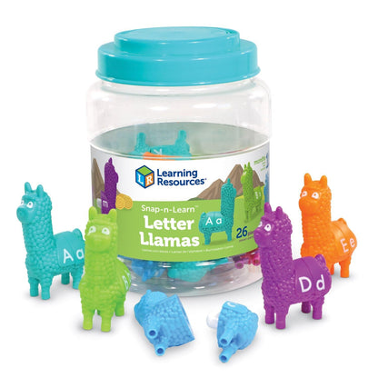 LEARNING RESOURCES SNAP-N-LEARN LETTER LLAMAS