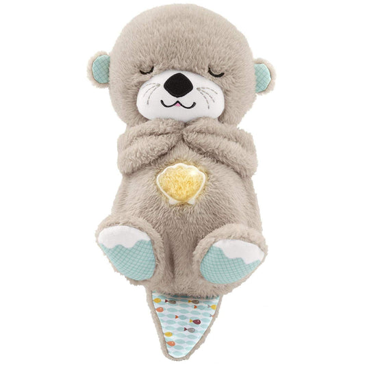 Fisher-Price Soothe 'n Snuggle Otter Plush Sound Machine, Music, Lights & Breathing Motion, Newborn 0+ Months
