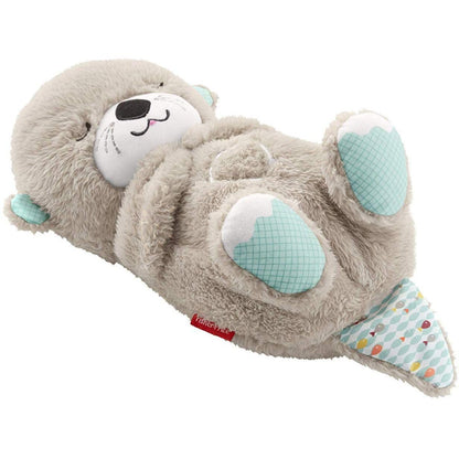 Fisher-Price Soothe 'n Snuggle Otter Plush Sound Machine, Music, Lights & Breathing Motion, Newborn 0+ Months