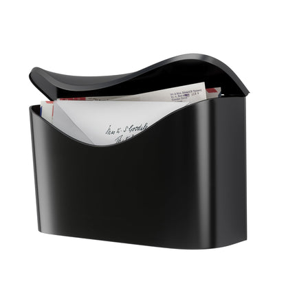 Umbra Postino Wall-Mount Mailbox, Black