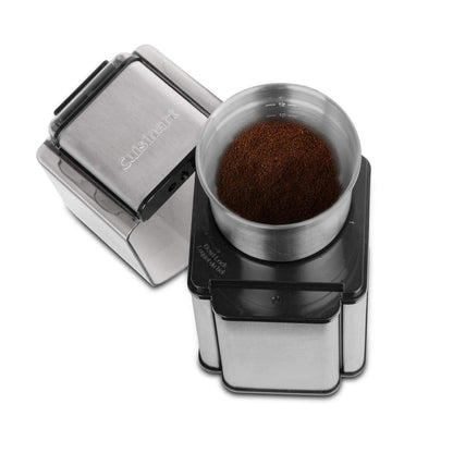 Cuisinart Grind Central Coffee Grinder, Holds up to 90g of Beans, Stainless Steel Blades, Silver (DCG-12BCEC)