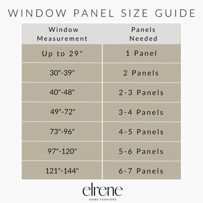 Elrene Home Fashions Brighton Windowpane Plaid Blackout Window Curtain, Living Room and Bedroom Drape with Rod Pocket Tabs, 52" x 84", Linen, 1 Panel