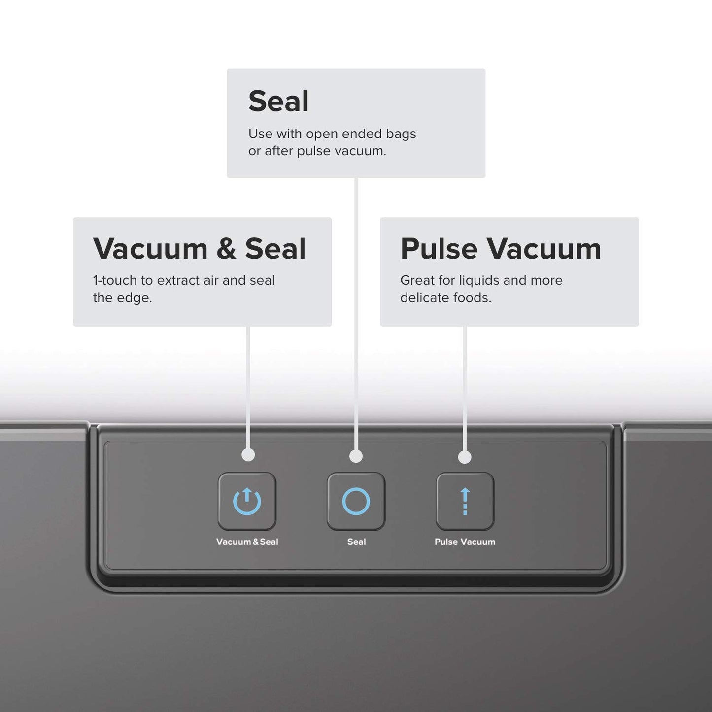 Anova Culinary Vacuum Sealer, Slim & Compact, Includes 10 Pre-Cut Bags (BPA-Free), Wet & Dry Dual Food Vacuum Sealer Machine for Sous Vide and Long-Term Storage, 2-Year Warranty
