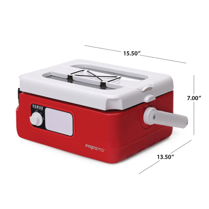 Presto Nomad Traveling Slow Cooker, Red, 6-Quart ( Pack of 1)