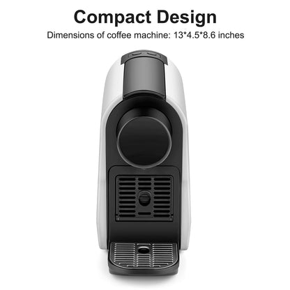 Mini Espresso Machine Compatible for NS Original Line Pods, Compact Capsule Coffee Maker with 20 Bar High Pressure Pump, 22 oz Removable Water Tank