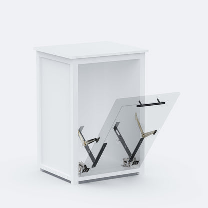 BELVOIR HOME Tilt-Out Trash Can Cabinet or Tilt-Out Laundry Hamper Cabinet Conversion Kit – Hidden Storage for Kitchen Garbage Up to 50 Pound Bin, Easy DIY Install, Universal Width Fit