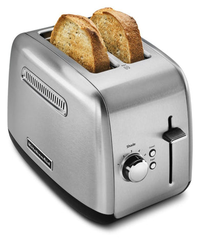 KitchenAid 2 Slice Manual Lift Toaster - KMT2115SX, Stainless Steel