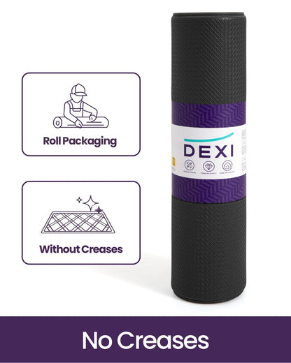 DEXI Kitchen Floor Mats Cushioned Anti Fatigue, 23x59, Large Wide Standing Runner Rug Waterproof, Comfort Memory Foam Padded for Front Sink Laundry, Black