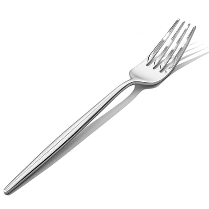 KINGSTONE 24-Piece Dinner Forks Set (8.5"), Food Grade 18/10 Stainless Steel Forks Silverware, Metal Salad Fork for Home and Kitchen, Weddings, Party, Restaurant, Mirror Polished & Dishwasher Safe