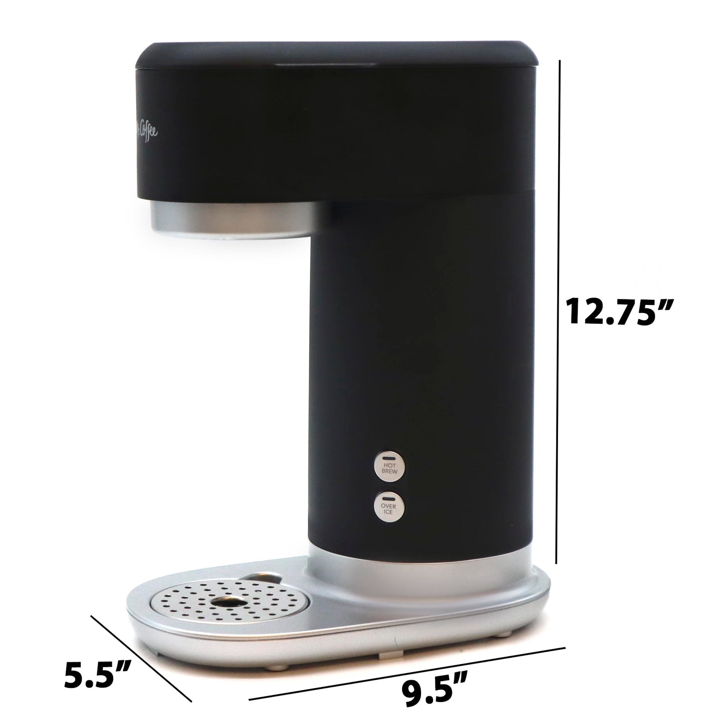 Mr. Coffee Iced Coffee Maker, Single Serve Hot and Cold Coffee Maker with 22 ounce Reusable Tumbler, Filter and Wholesalehome Cloth