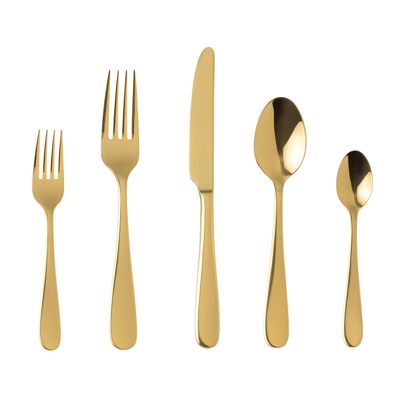 Famous Haus London Silverware Set, 30 Piece Forged Flatware Set Cutlery Set Premium Polished Stainless Steel, Service for 6, for Kitchen, Home, Wedding, Party, Dishwasher Safe