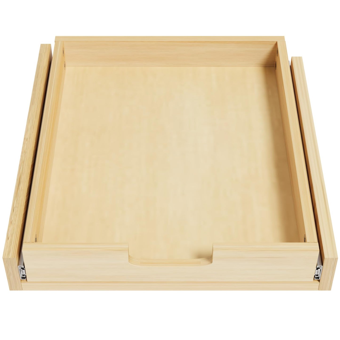 Gsskny Pull Out Cabinet Organizer, 17''W×21''D Sliding Drawers for Cabinets, Soft Close Slide Out Wooden Pull out Drawers, Base Cabinet Organization for Kitchen, Pantry, Bathroom