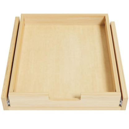 Gsskny Pull Out Cabinet Organizer, 17''W×21''D Sliding Drawers for Cabinets, Soft Close Slide Out Wooden Pull out Drawers, Base Cabinet Organization for Kitchen, Pantry, Bathroom