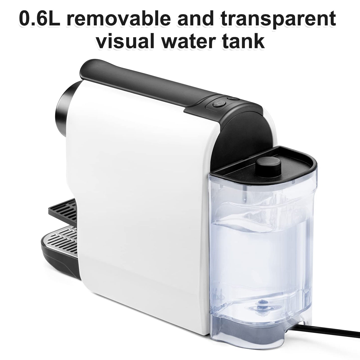 Mini Espresso Machine Compatible for NS Original Line Pods, Compact Capsule Coffee Maker with 20 Bar High Pressure Pump, 22 oz Removable Water Tank