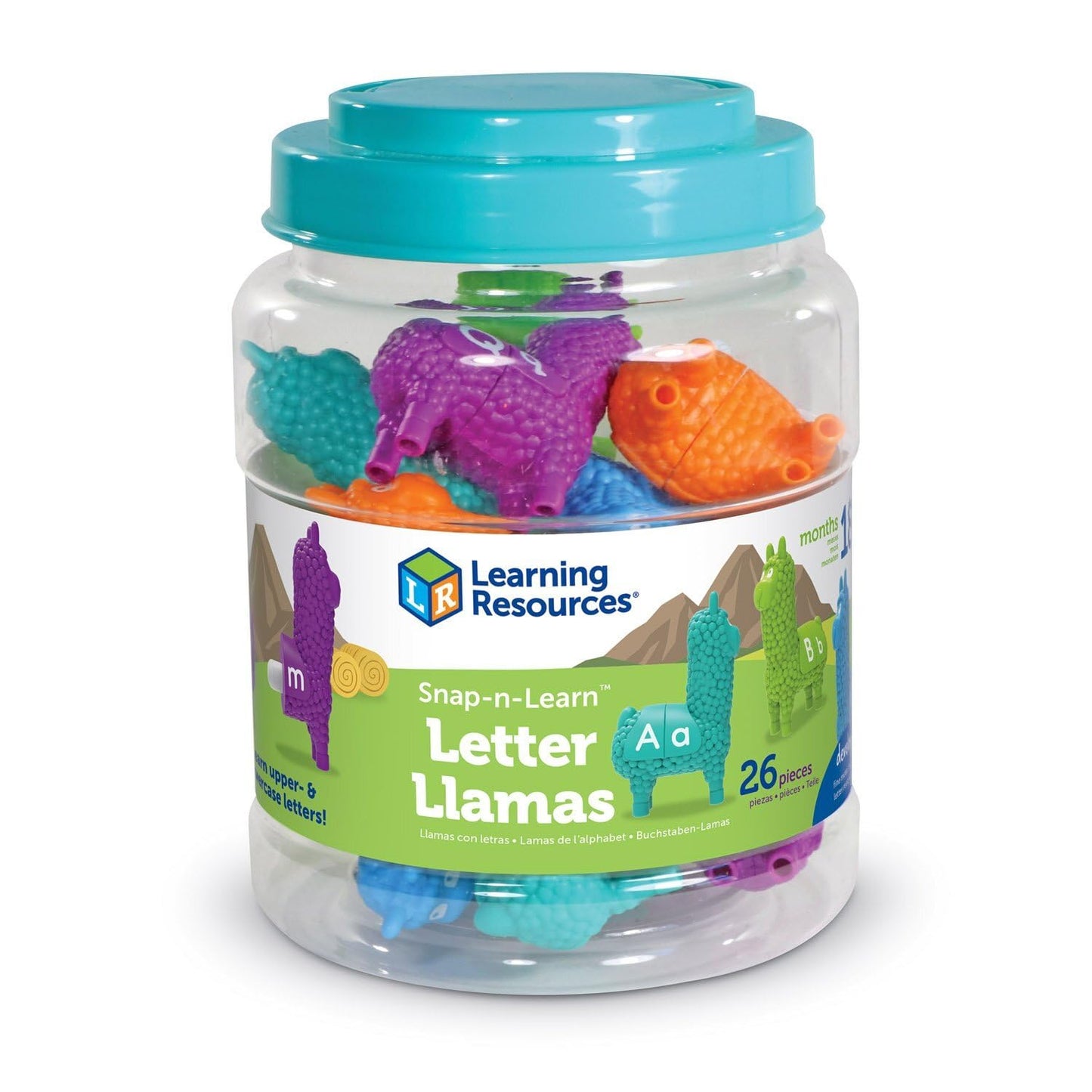 LEARNING RESOURCES SNAP-N-LEARN LETTER LLAMAS