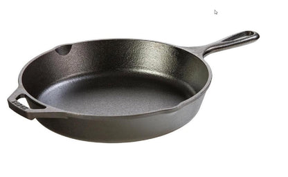Lodge Cast Iron Skillet, Pre-Seasoned and Ready for Stove Top or Oven Use, 10.25", Black