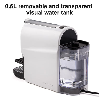 beanglass Espresso Pod Machine for Home, Capsule Coffee Maker for NS Original Pods, 20 Bar High Pressure Pump, 22oz Removable Water Tank, Adjustable Cup Tray, 1350W