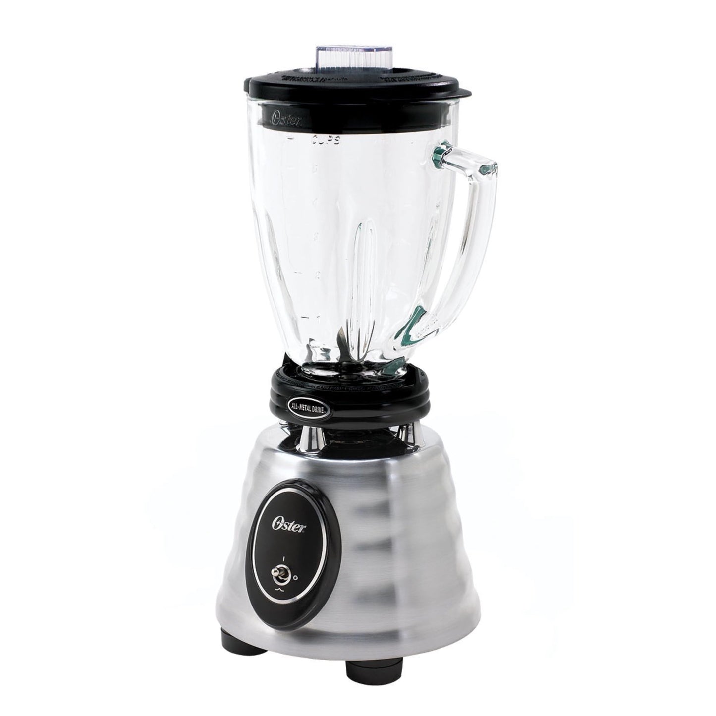 Oster Classic Series Heritage Blender with 6-Cup Glass Jar, 1000W Power, Stainless Steel Countertop Kitchen Blender