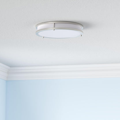 36W LED Ceiling Lights 3600lm Super Bright, Dimmable Flush Mount Light Fixtures 6500K/5000K/4000K/3000K/2700K Adjusted Modern Ceiling Lights 2PACK, 13 Inch Ceiling Lamps for Bedroom Kitchen, Nickle