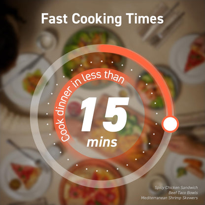 COSORI 6QT Air Fryer with TurboBlaze Tech, 9-in-1, Nonstick Basket, Dishwasher Safe, 130+ Recipes, Dark Gray